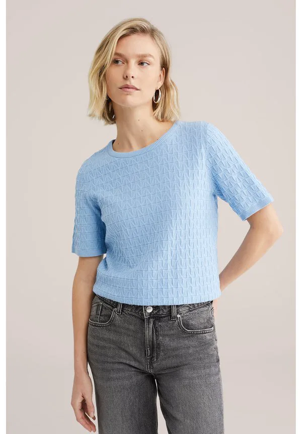 

Простая футболка We Fashion, Light Blue, Серый, Простая футболка We Fashion, Light Blue