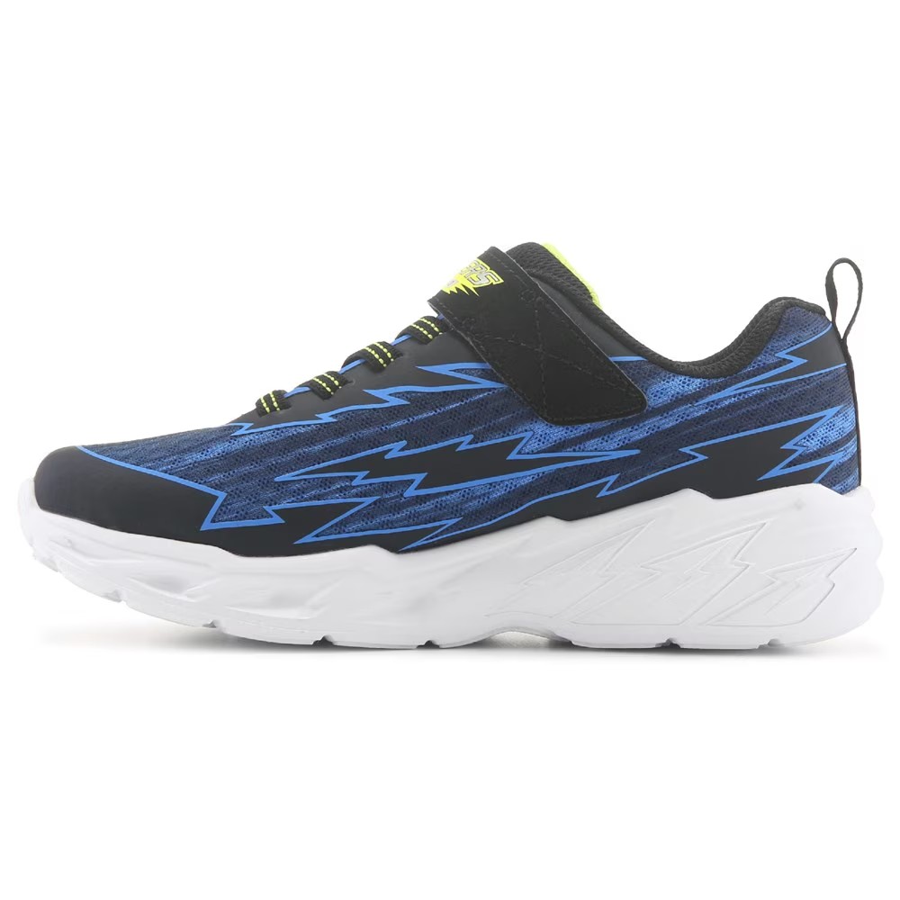 Световой шторм светящиеся кроссовки для маленьких/больших детей Skechers, черный — фото 3