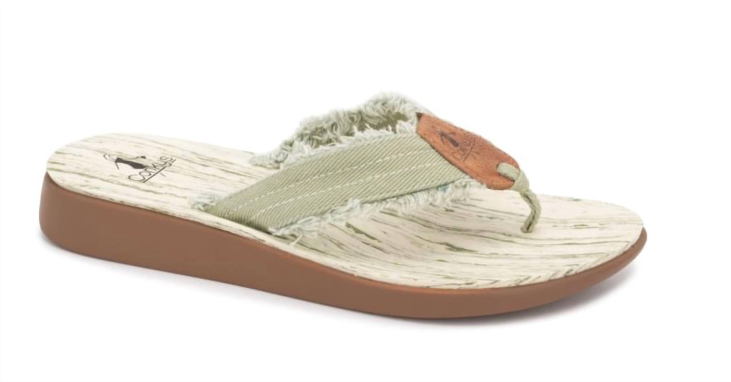Женские босоножки Shaved Ice цвета Mint Corkys Footwear