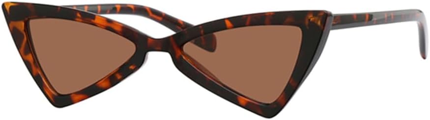 

Солнцезащитные очки «кошачий глаз» в стиле ретро, ​​женские и мужские, с прозрачными линзами, неправильной формы, маленькие женские солнцезащитные очки VFDHN, Leopard Brown