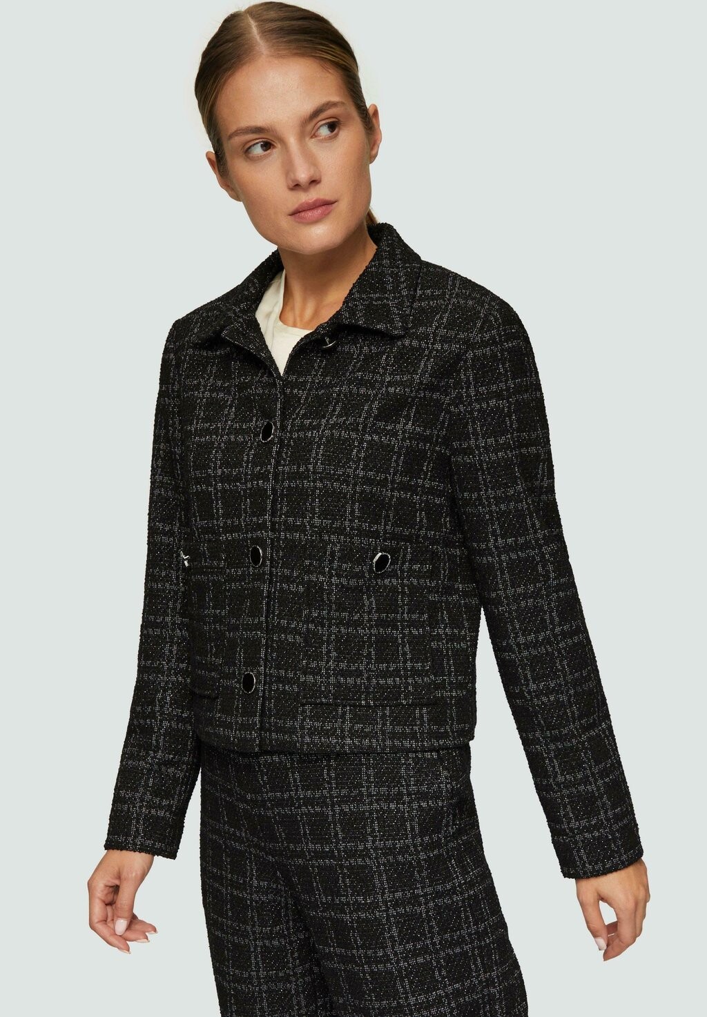 

Блейзер MIT AUFGESETZTEN TASCHEN s.Oliver BLACK LABEL, черный