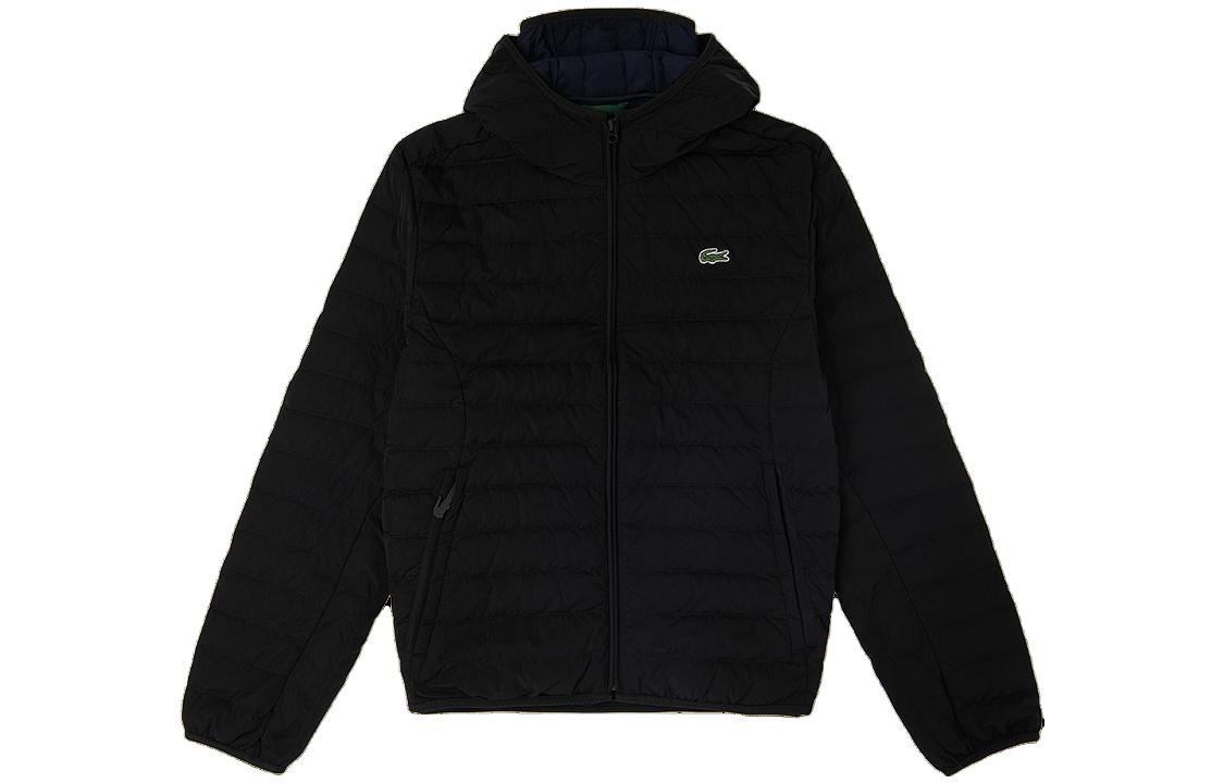 Куртка Lacoste Мужская пуховая куртка, для повседневной носки, Black — фото 3