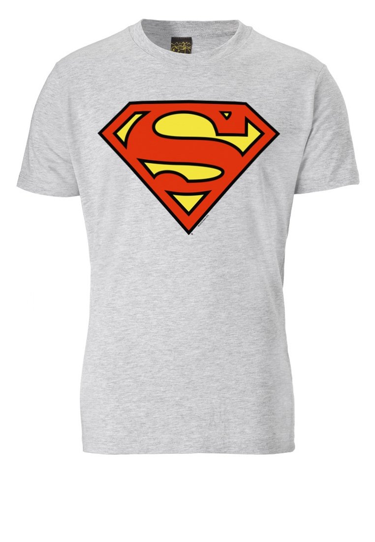 

Футболка с принтом SUPERMAN LOGOSHIRT, цвет grau meliert