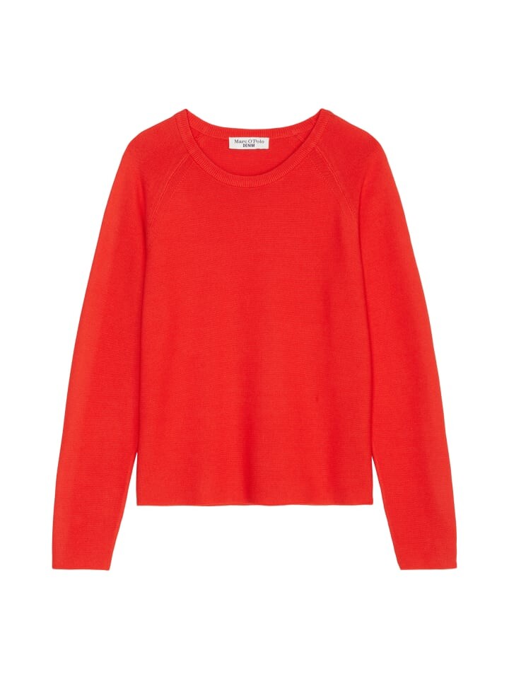 

Пуловер Marc O'Polo DENIM DfC Feinstrickpullover regular, цвет Vermillion Red
