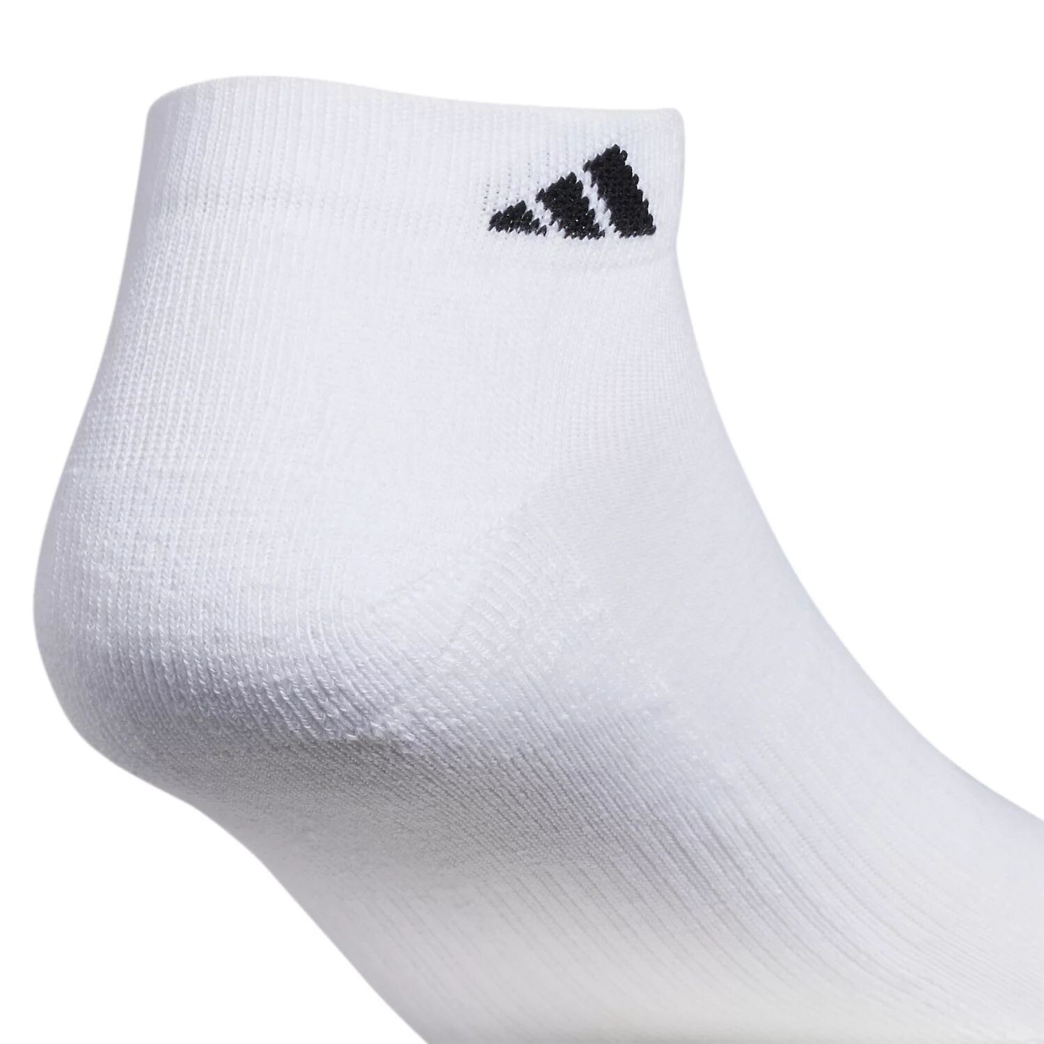 Набор из 6 нижних низких носков Big & Tall с мягкой подкладкой adidas, черный — фото 4
