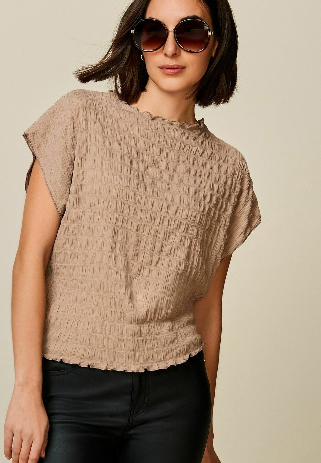 

Топ SHORT SLEEVE Next, цвет neutral