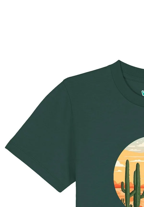 Футболка с принтом sonnenuntergang in der wüste Watapparel, Glazed Green — фото 4