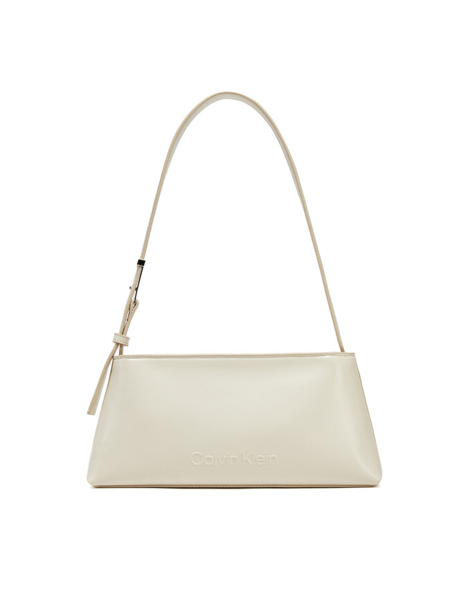 

Сумочка Embossed Logo Shoulder Bag K60K612550 Calvin Klein, экрю, Белый, Сумочка Embossed Logo Shoulder Bag K60K612550 Calvin Klein, экрю