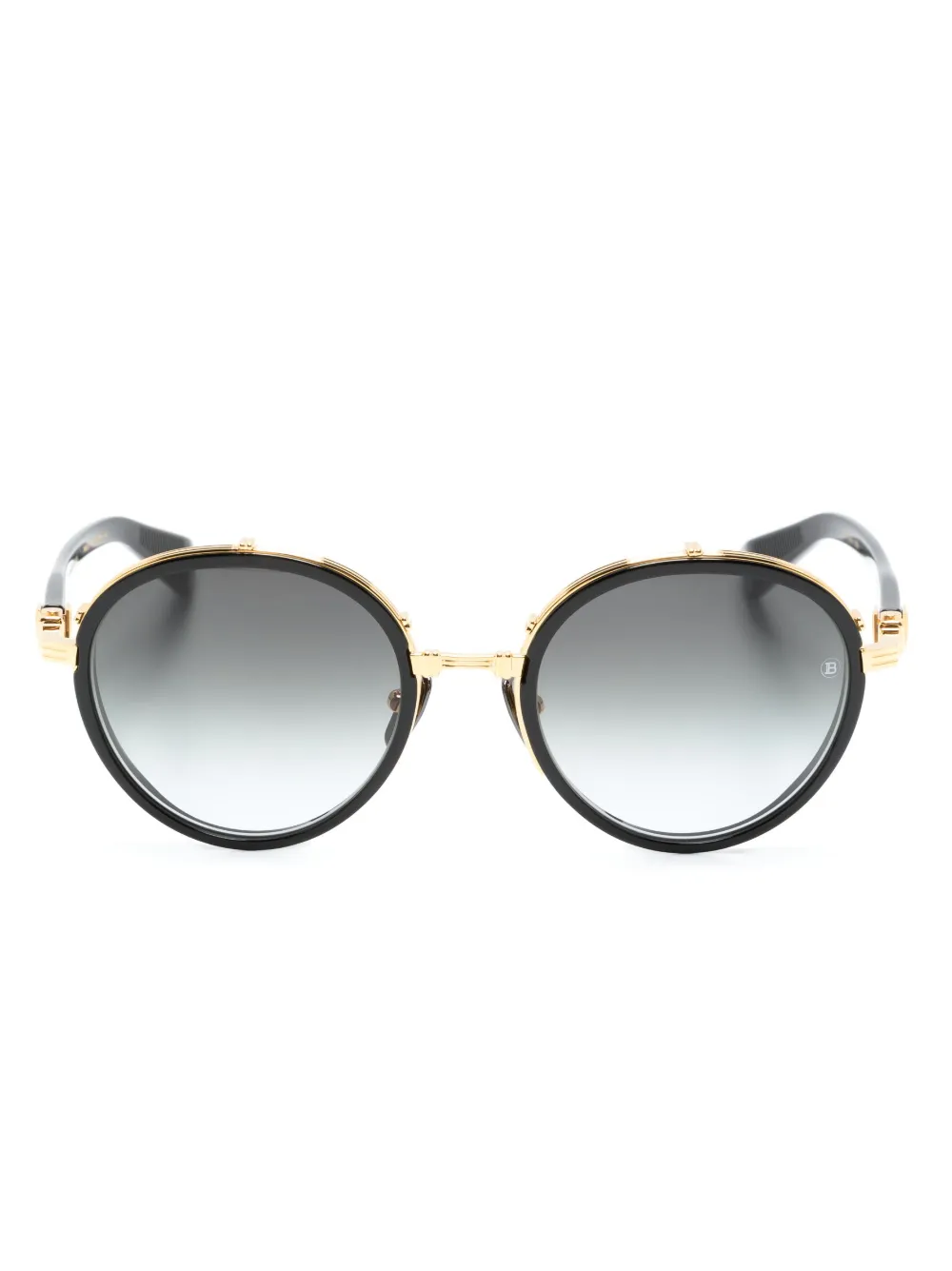 

Солнцезащитные очки Croissy в круглой оправе Balmain Eyewear, черный