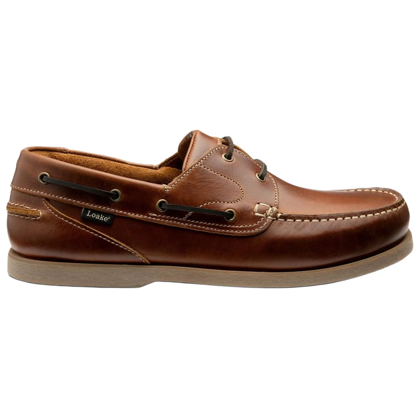 Туфли-лодочки Lymington LOAKE коричневые — фото 3