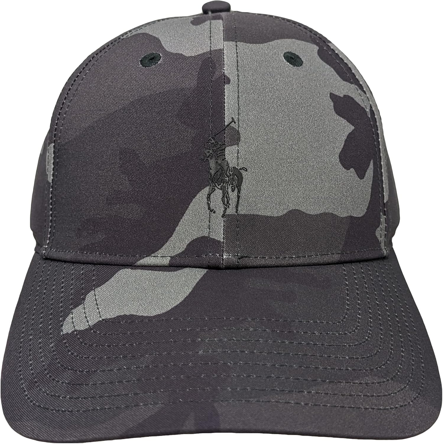 

Бейсболка Polo Ralph Lauren, универсальный размер с регулируемым ремешком сзади, Grey Camo/Black