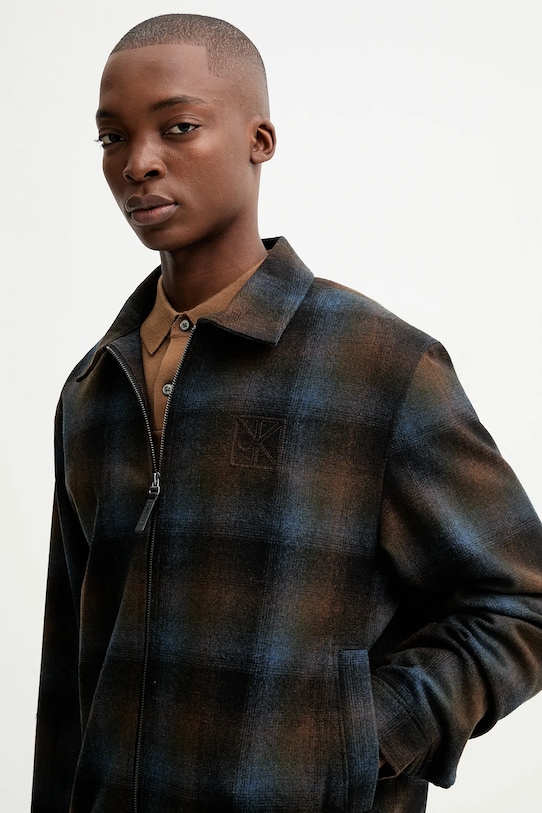 Куртка из смесовой шерсти Calvin Klein, коричневый — фото 4