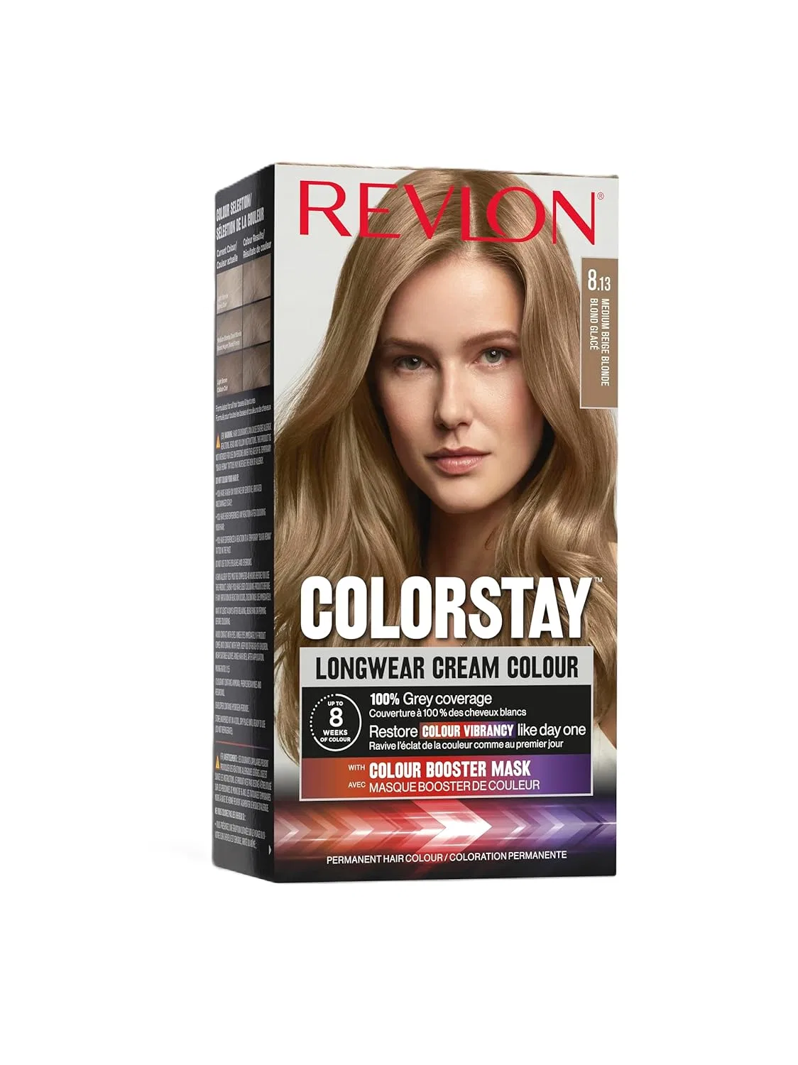 Стойкая краска для волос Revlon Revlon, 8.13 Light Blonde / Beige