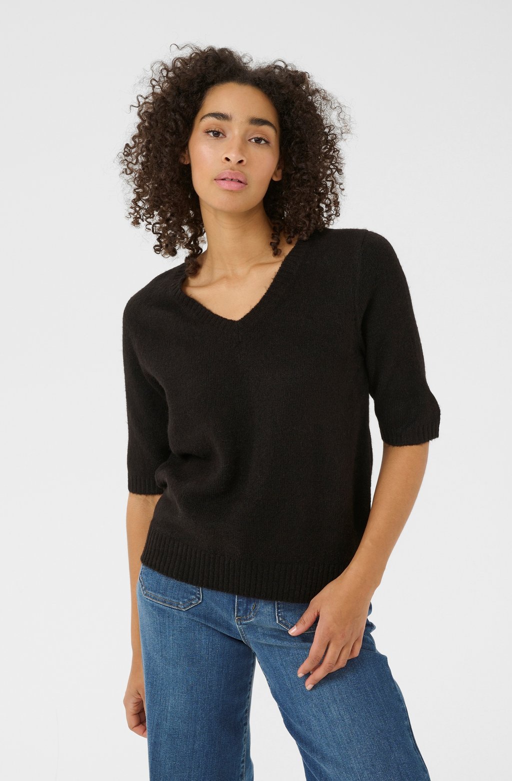 

Базовая футболка KAIRIS Kaffe, цвет Black Deep