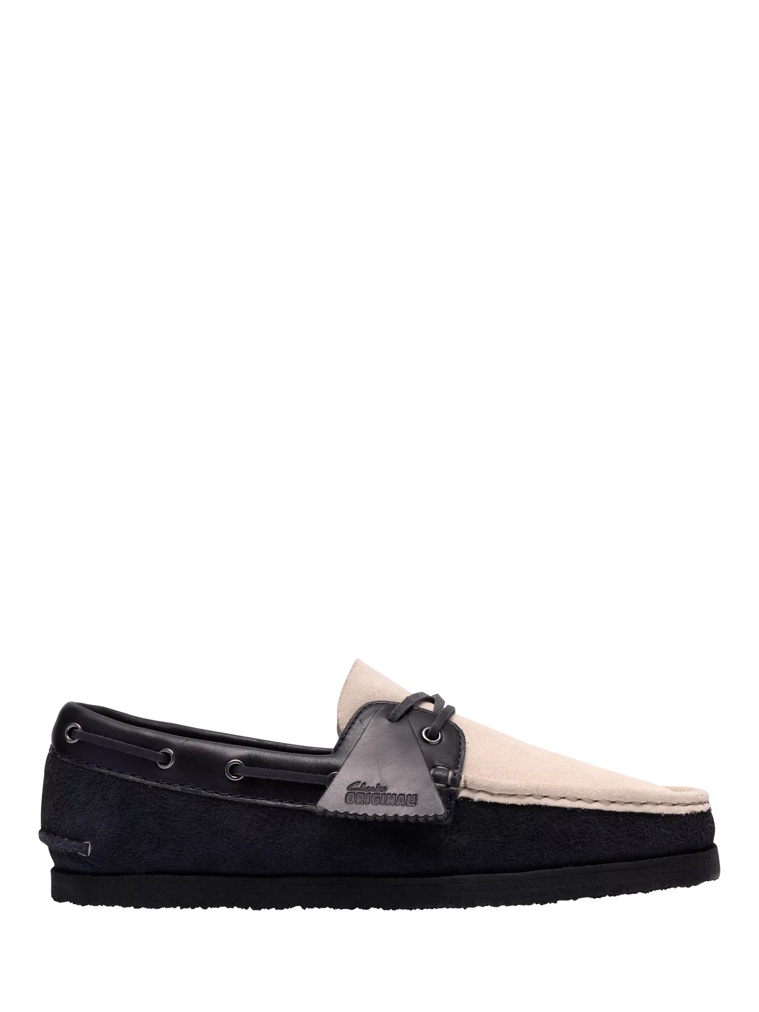 Мокасины Originals Godney Boat из замши, темно-синие/разноцветные Clarks