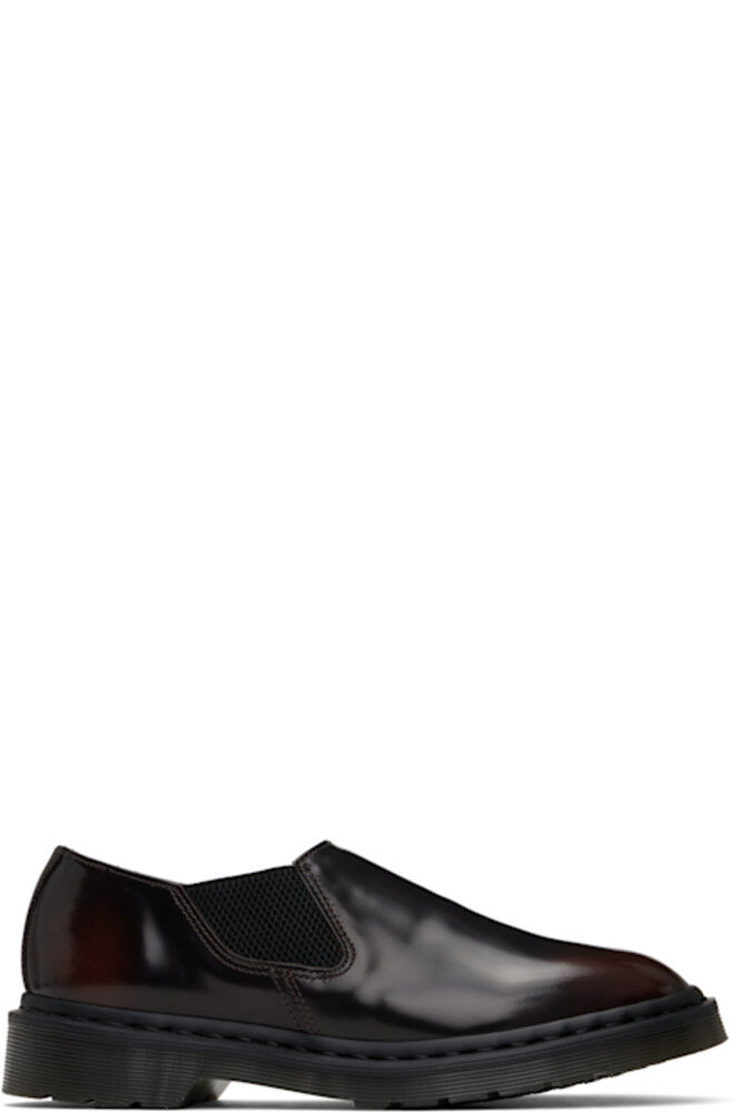 

Черные и красные кожаные мокасины Louis Arcadia Dr. Martens