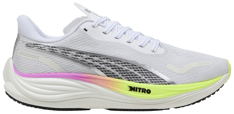 

Кроссовки Puma Velocity Nitro 3 'White Pure Magenta Yellow Alert', белый