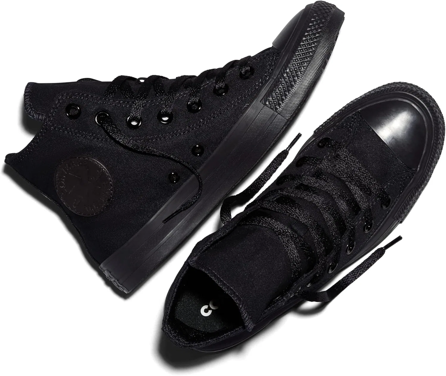 Кроссовки Converse Chucks CT HI 147130C из парусины, цвет «папирус», Schwarz (Black M3310C) — фото 4