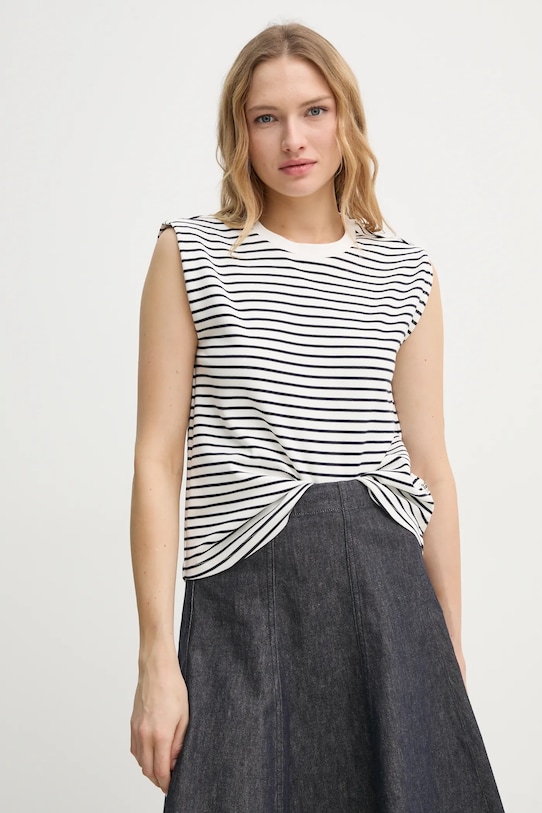 

Хлопковая майка G-Star, бежевый