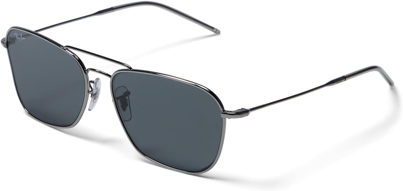 

Солнцезащитные очки 58 mm 0RBR0102S Caravan Reverse Ray-Ban, цвет Gunmetal/Dark Grey
