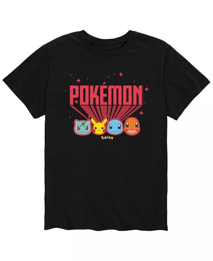 

Мужская футболка Pokemon Retro AIRWAVES, черный