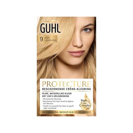 

Guhl Защитная крем-краска №9 Краска для волос Very Light Blonde 9 Very Light Blonde