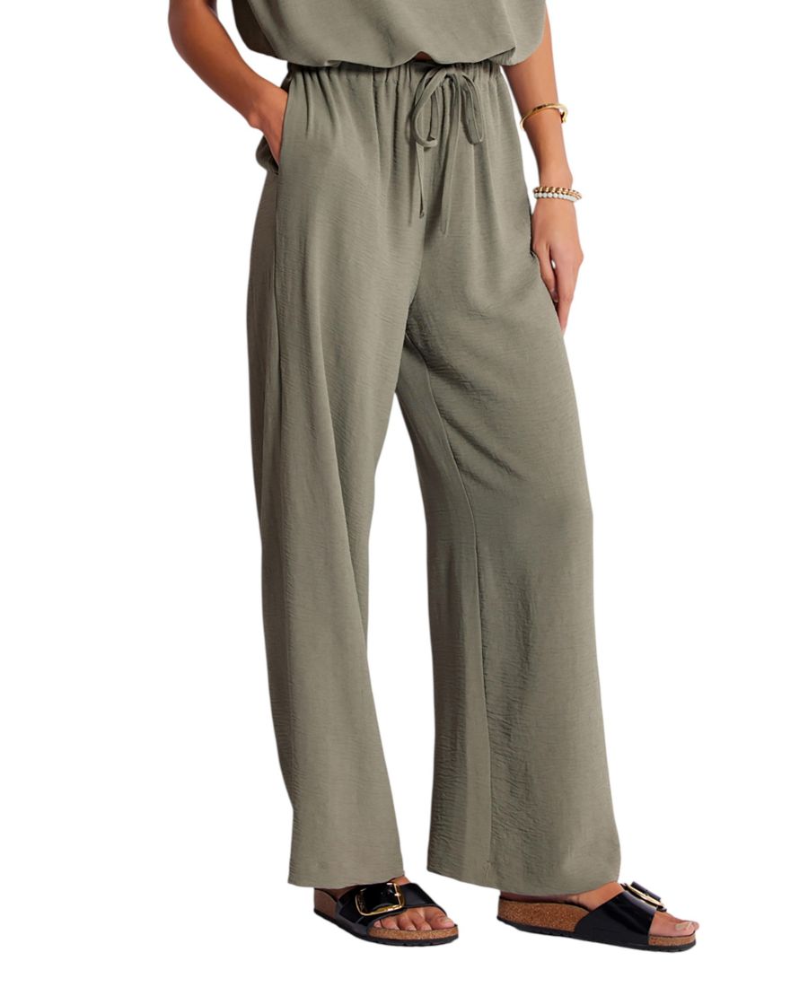 

Женские брюки BISHOP + YOUNG Serafina оливкового цвета на шнуровке Bishop + Young, Olive