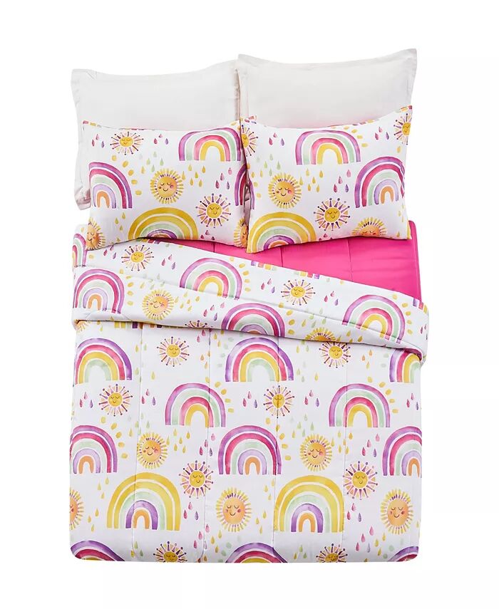 

Комплект одеял Rainbows and Suns из 2 предметов, Twin/Twin XL Urban Playground, розовый