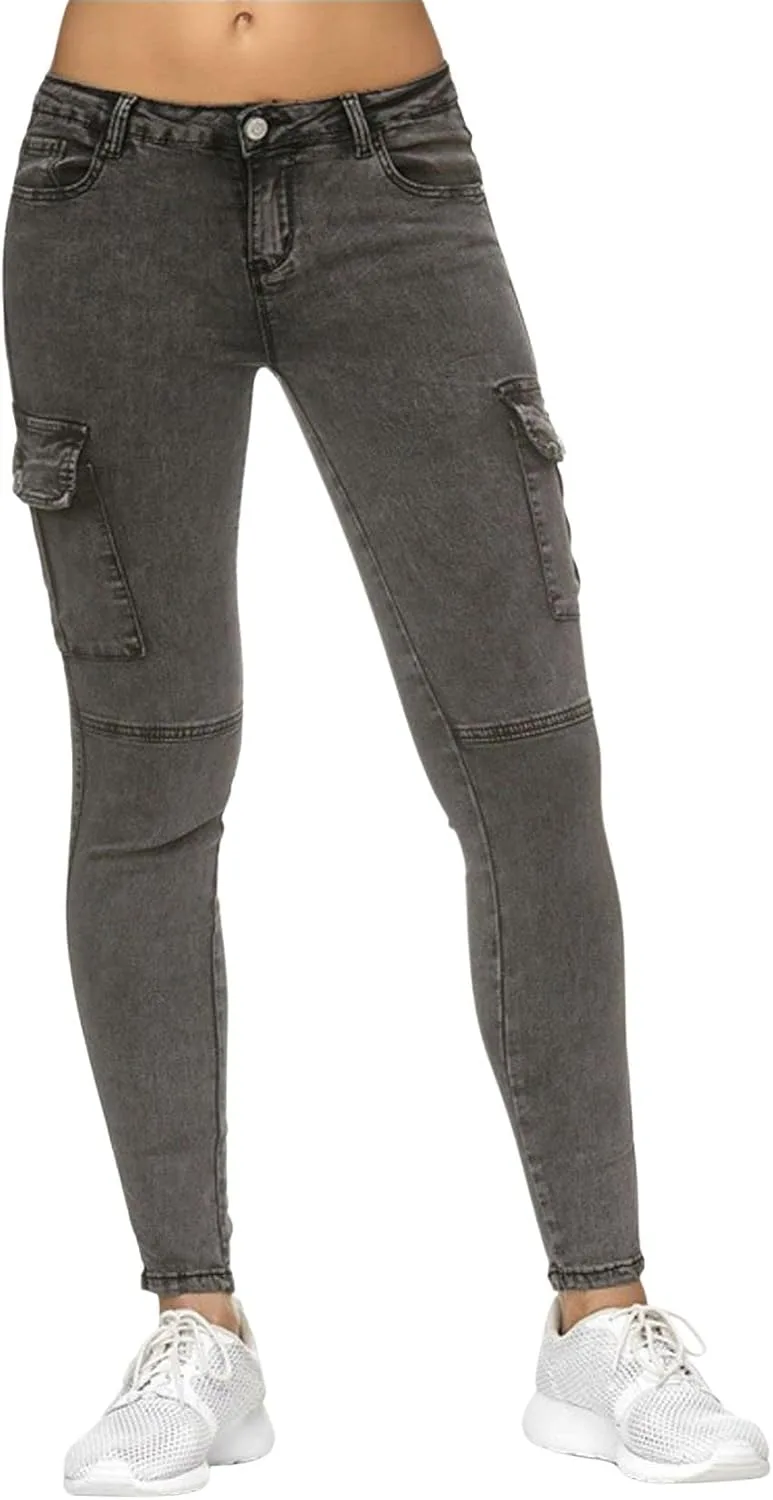 

Женские скинни карго джоггеры Loveimgs с карманами