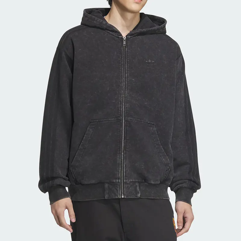 Adidas Originals Стираная куртка мужская черная, Black — фото 3