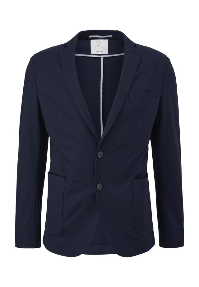 

Куртка облегающего кроя S.Oliver Black Label, синий