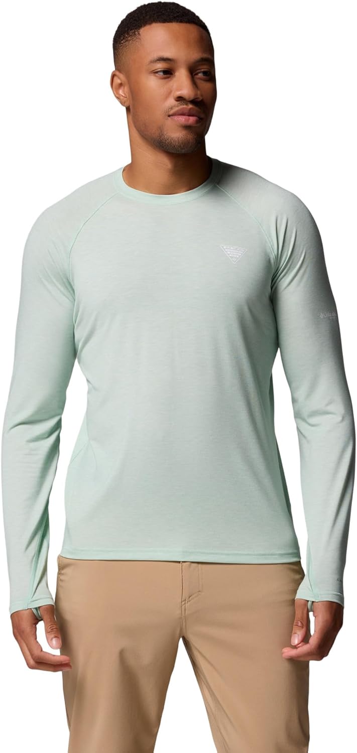 

Мужская рубашка Columbia PFG Uncharted с длинным рукавом, Misty Jade Heather