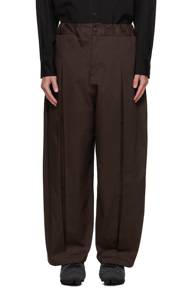 

Брюки со складками Sage Nation, коричневый