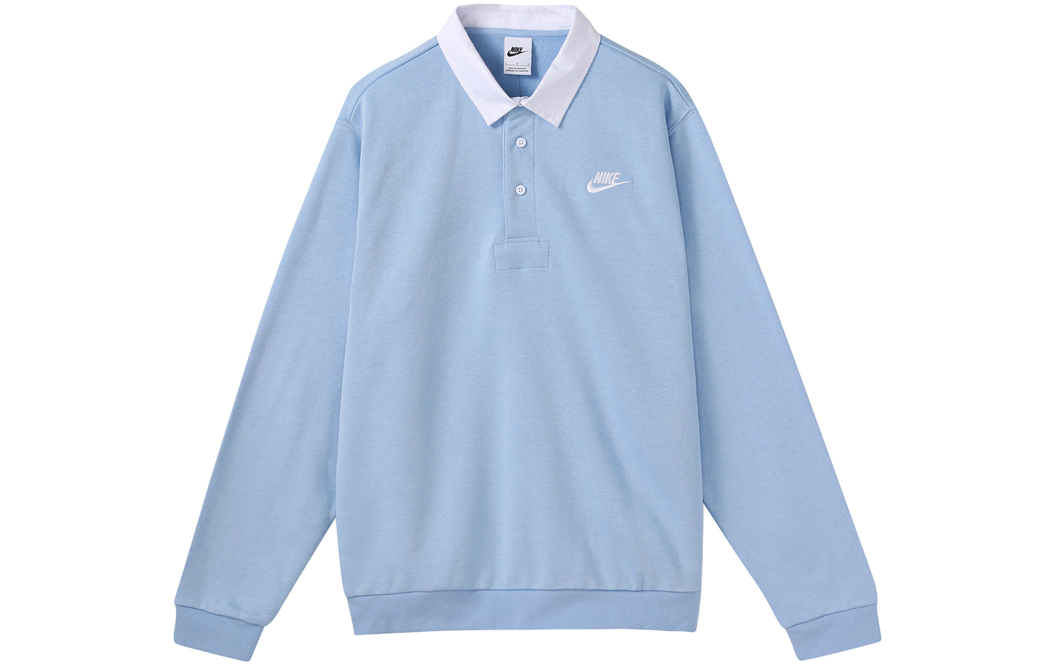 

Толстовка-поло Club Fleece синяя Nike, Cobalt Bliss