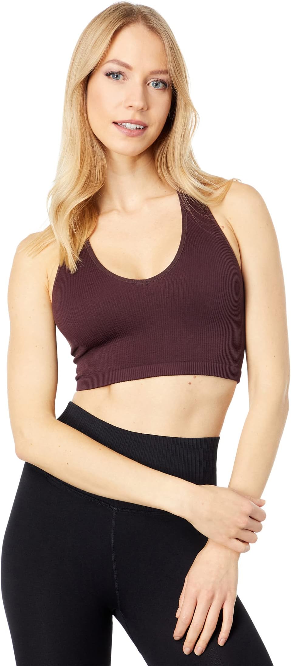 

Топ FP Movement Free Throw Crop, цвет Black Raisin