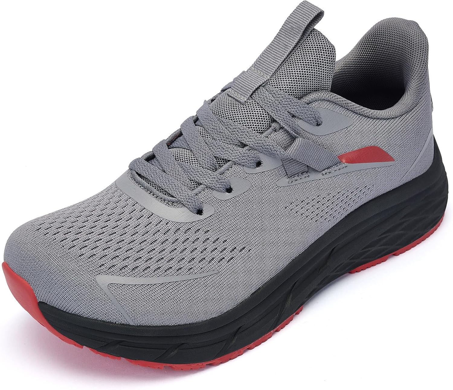 

Мужские кроссовки RUGSTAR с широкой носовой частью для ходьбы и бега, для мужчин с широкой стопой, кроссовки широкой посадки для тенниса и тренировок в спортзале, темно-серый