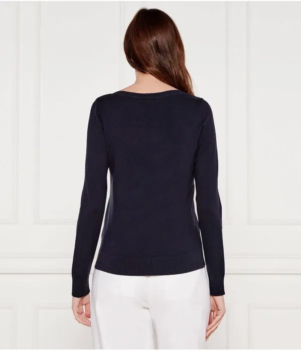 Свитер боа Regular fit Tommy Hilfiger, синий — фото 3