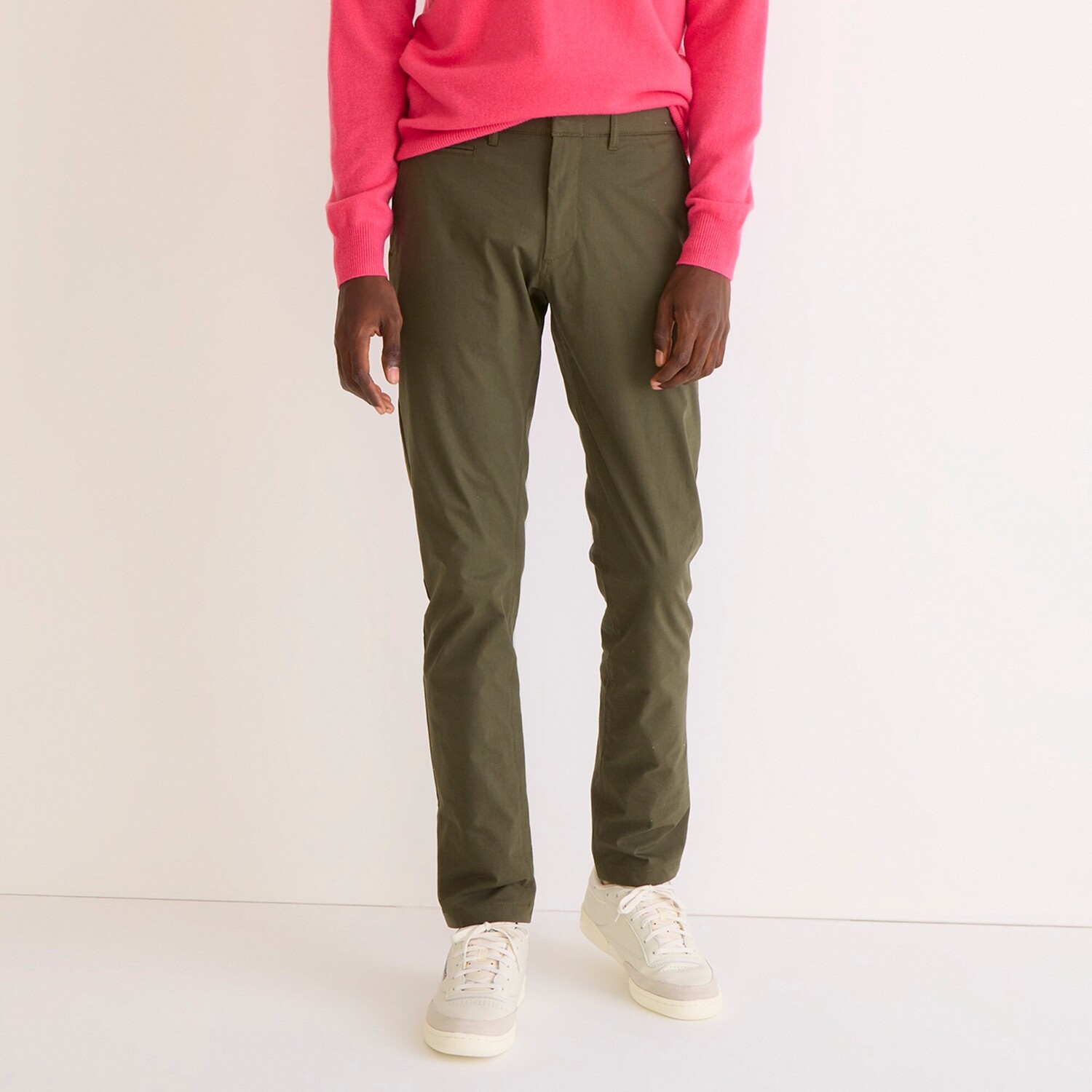 

484 облегающие технические брюки J.Crew, зеленый