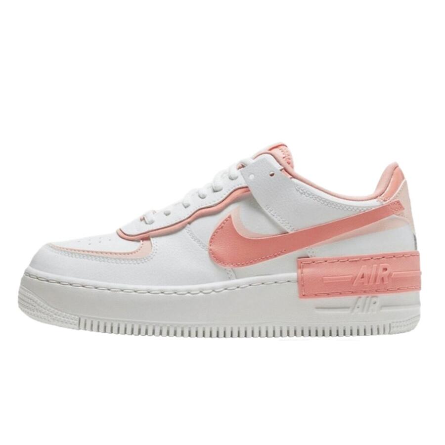 NIKE Кроссовки Air Force 1 Shadow Summit, белые, розовые, кварцевые