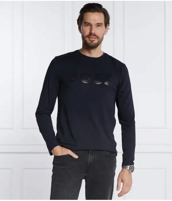 Футболка с длинным рукавом Togn 3 regular fit Boss Green, темно-синий — фото 3