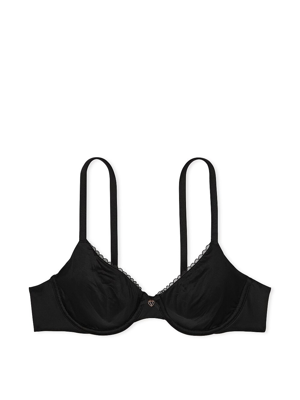 Гладкий полубюстгальтер Invisible Lift без подкладки Body by Victoria, черный — фото 3