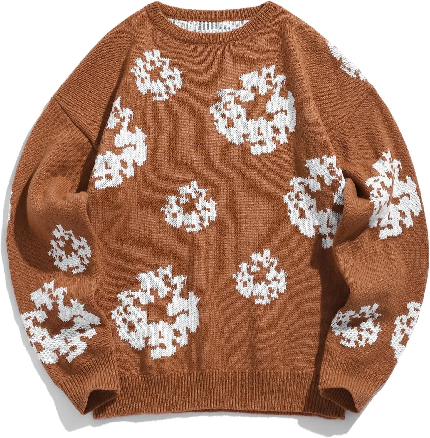 

ZAFUL мужской оверсайз свитер с принтом в стиле Y2K винтаж