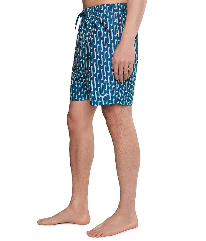 Плавки Nike Breaker Swoosh Link 7" Brief Lined Volley, Green Abyss — фото 3