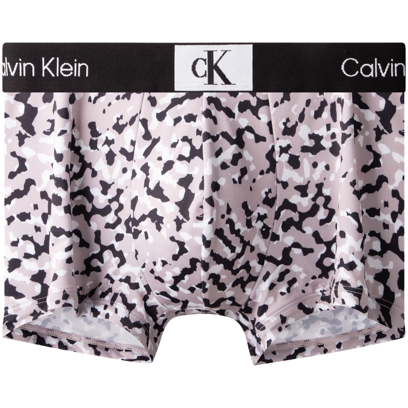 Кальсоны CALVIN KLEIN Мужские 1 Штука, O20-Черная Подошва с Розово-Красной Надписью — фото 2
