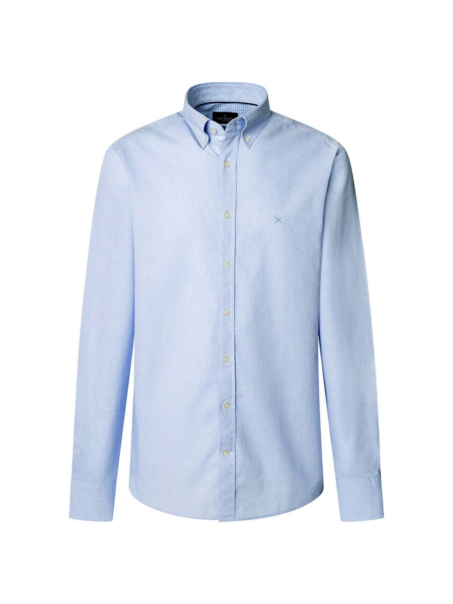 

Рубашка на пуговицах классического кроя Hackett London, Dusty blue