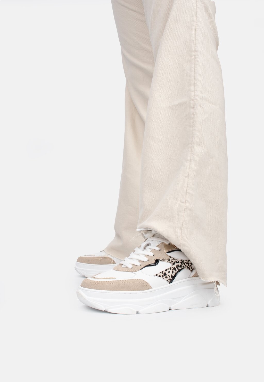 

Полукеды Jana Ps Poelman, цвет beige with combination