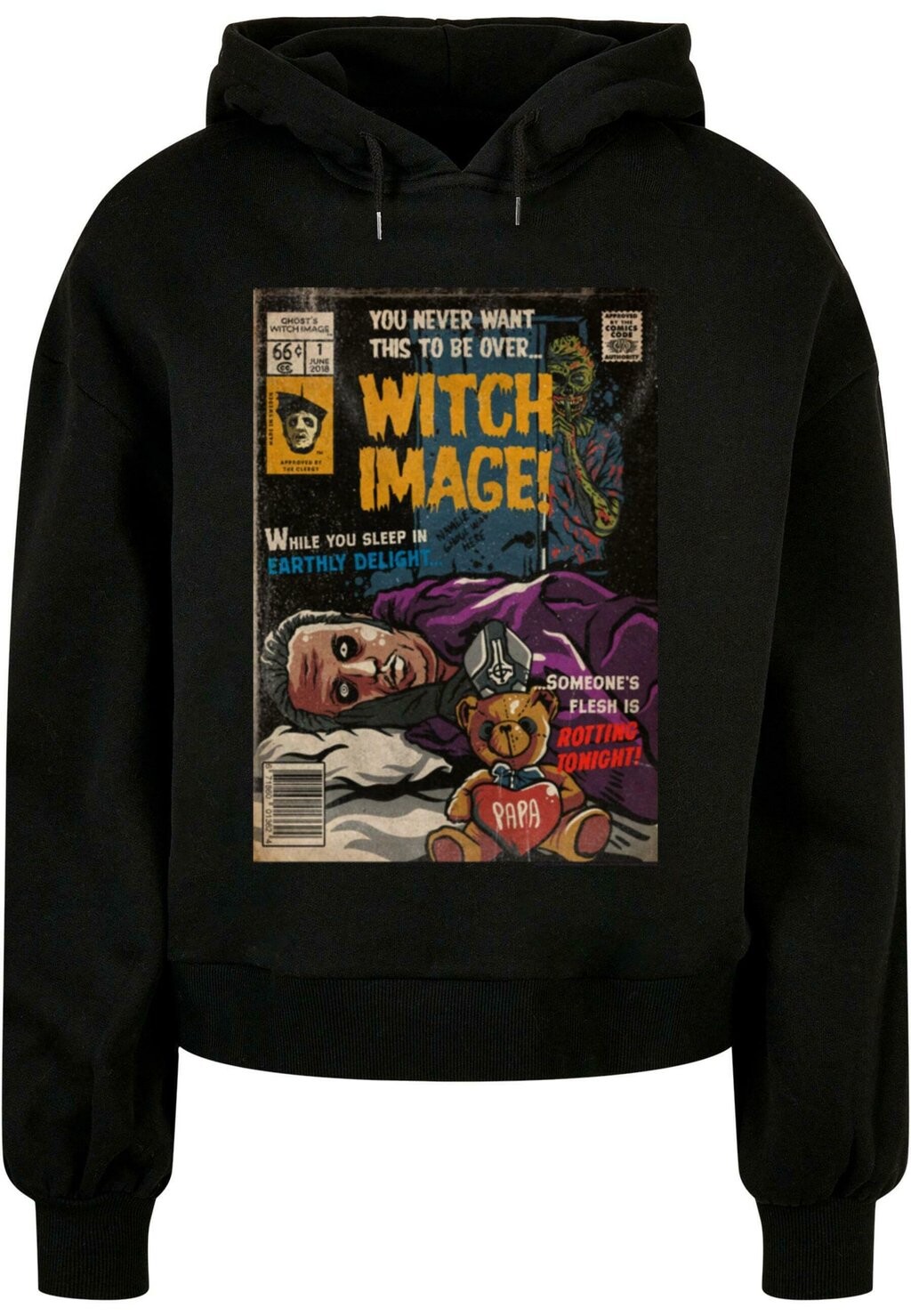 

Толстовка с капюшоном GHOST WITCH IMAGE COMIC BOOK OVERSIZED Merchcode, черный