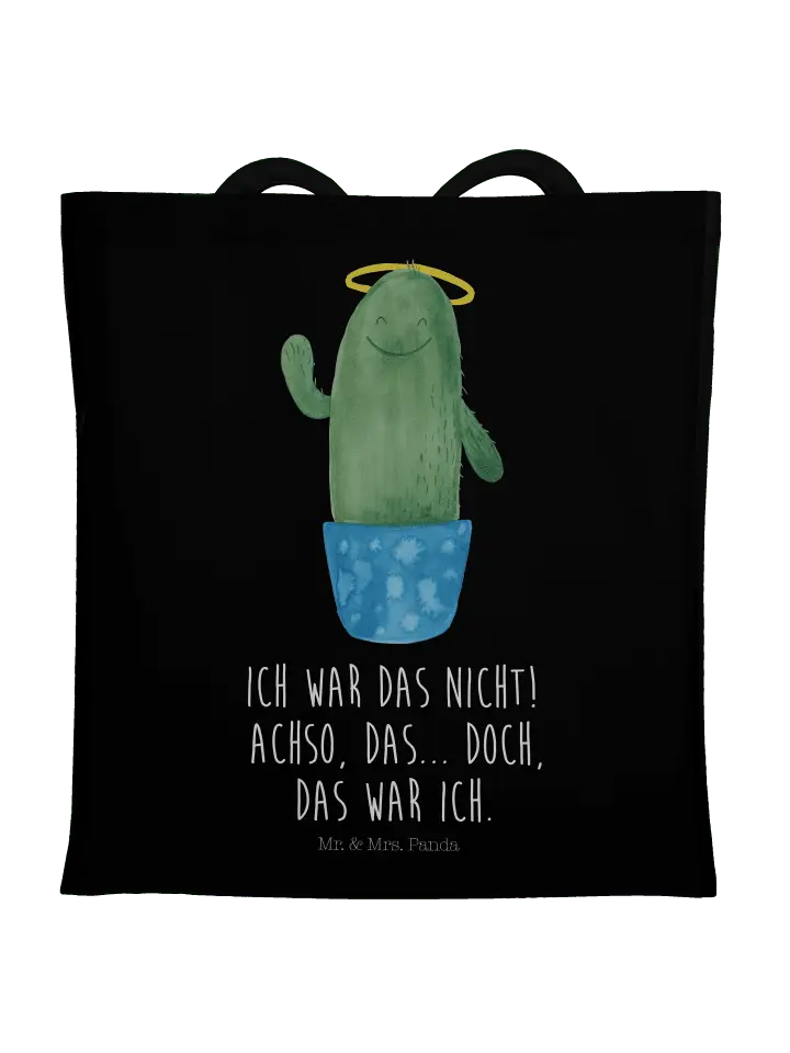 

Сумка для переноски Mr & Mrs Panda Kaktus Heilig, черный