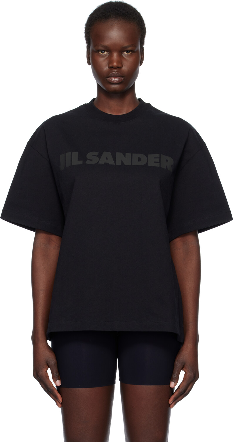 

Футболка с логотипом Jil Ander Jil Sander, черный