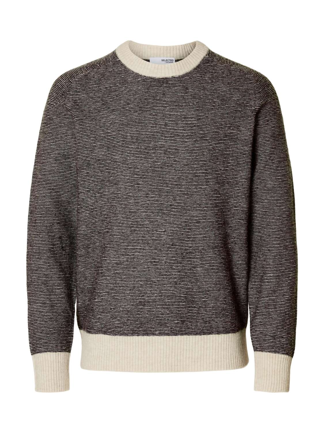 

SELECTED Свитер в темно-коричневом цвете